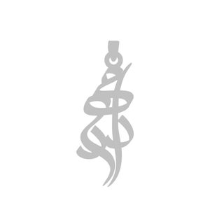 آویز گردنبند نقره گالری طلا و جواهر اپال طرح اسم دادمهر